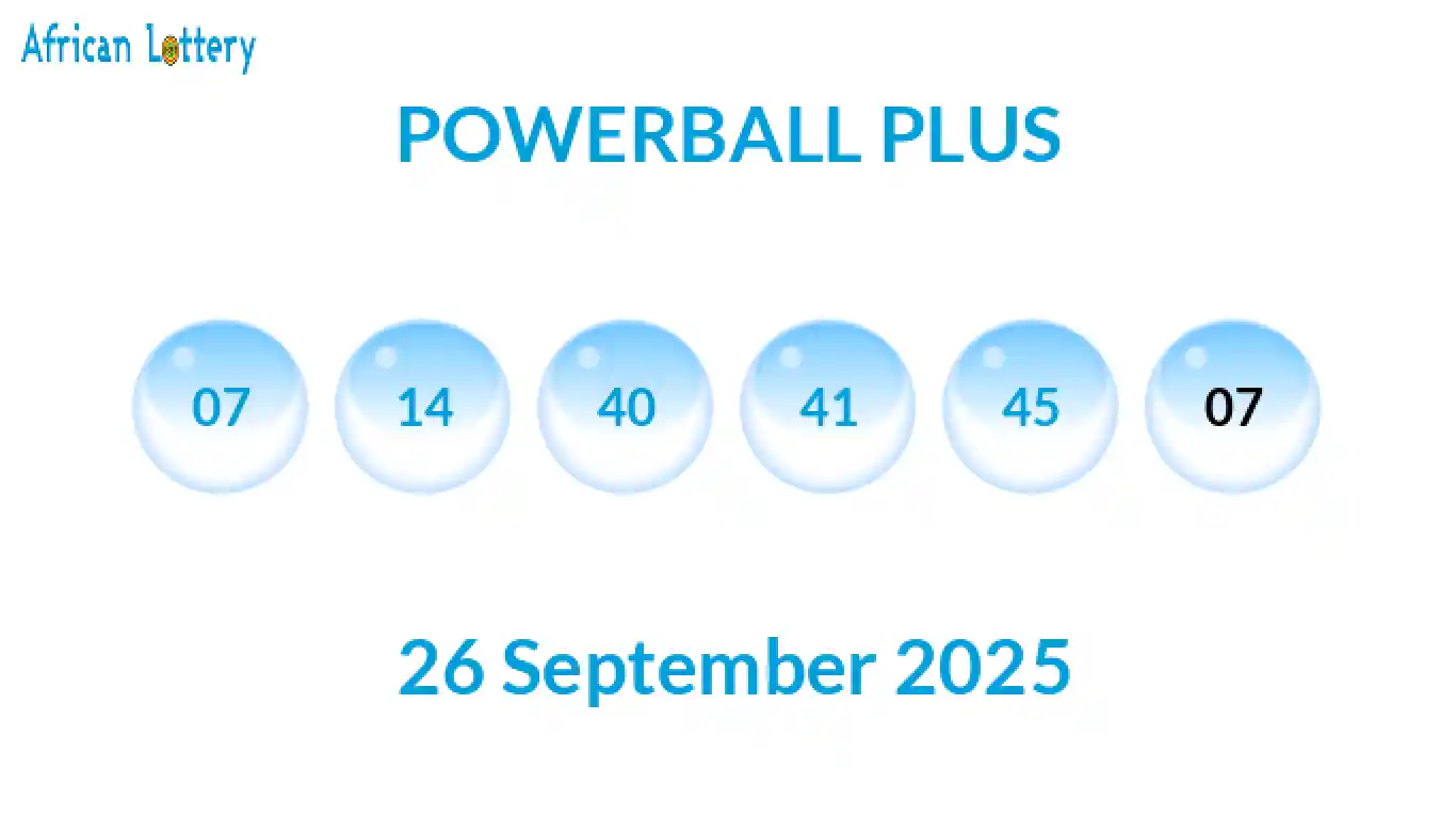 SA Powerball Plus Summary 20250926