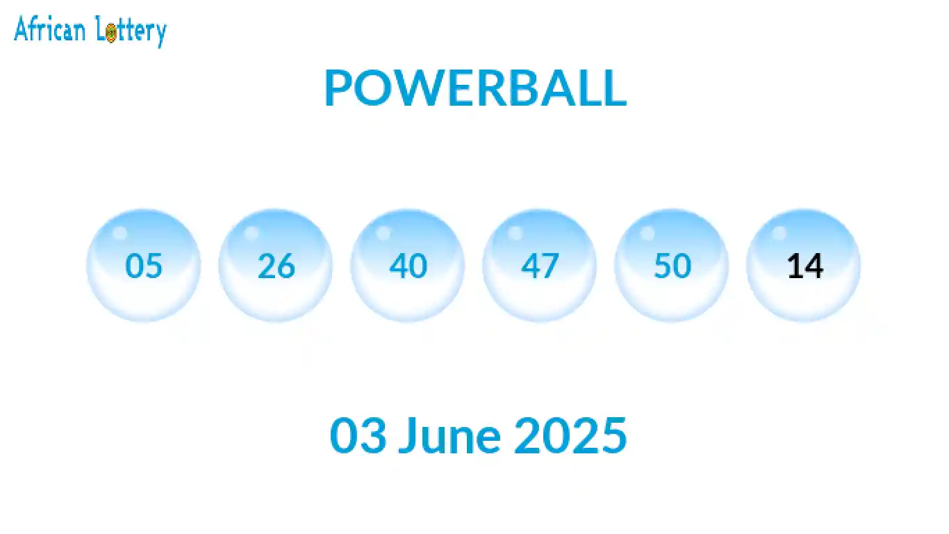 SA Powerball summary 20250603