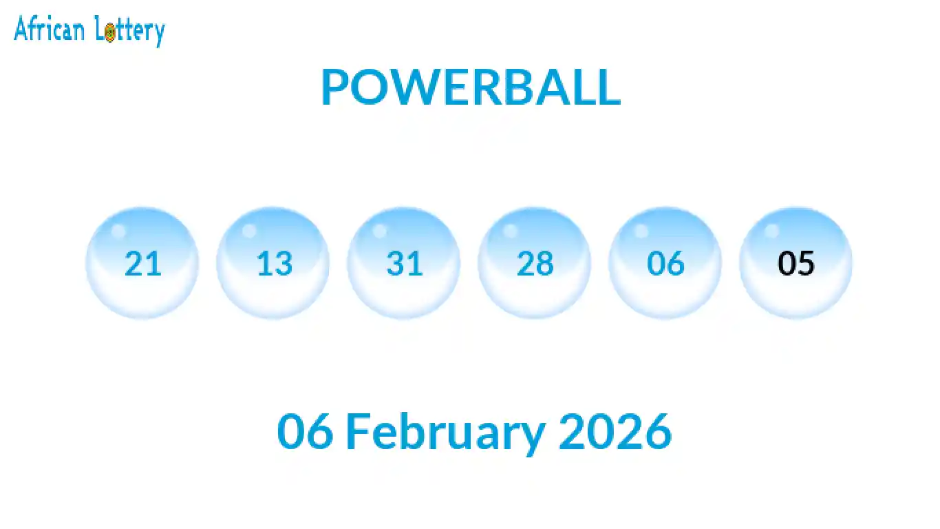 SA Powerball summary 20260206